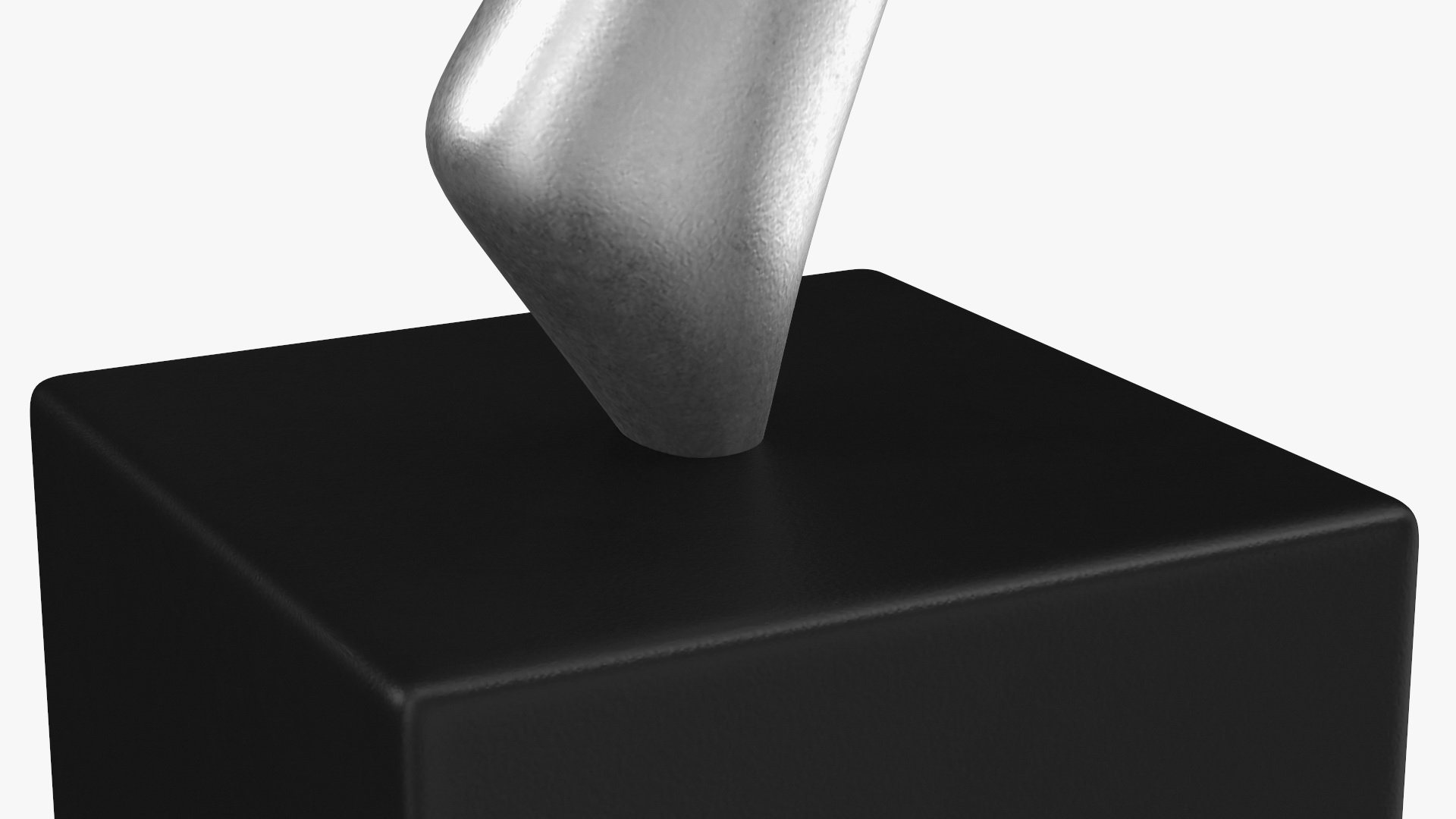 Home Decor Sculpture Silver 3D