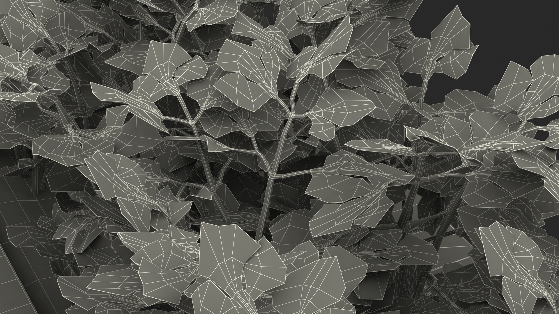 Cinder Block Garden with Parsley 3D