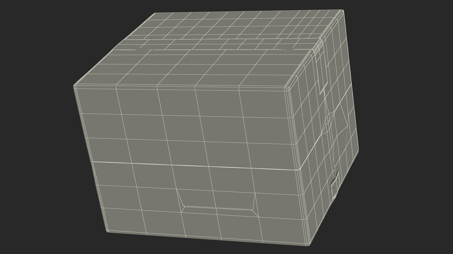 3D model Cardboard Moving Box