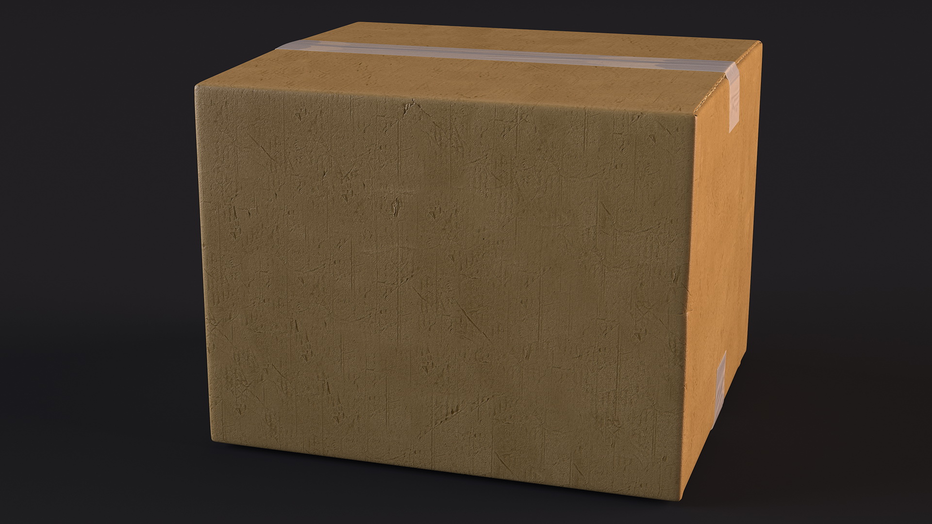 3D model Cardboard Moving Box