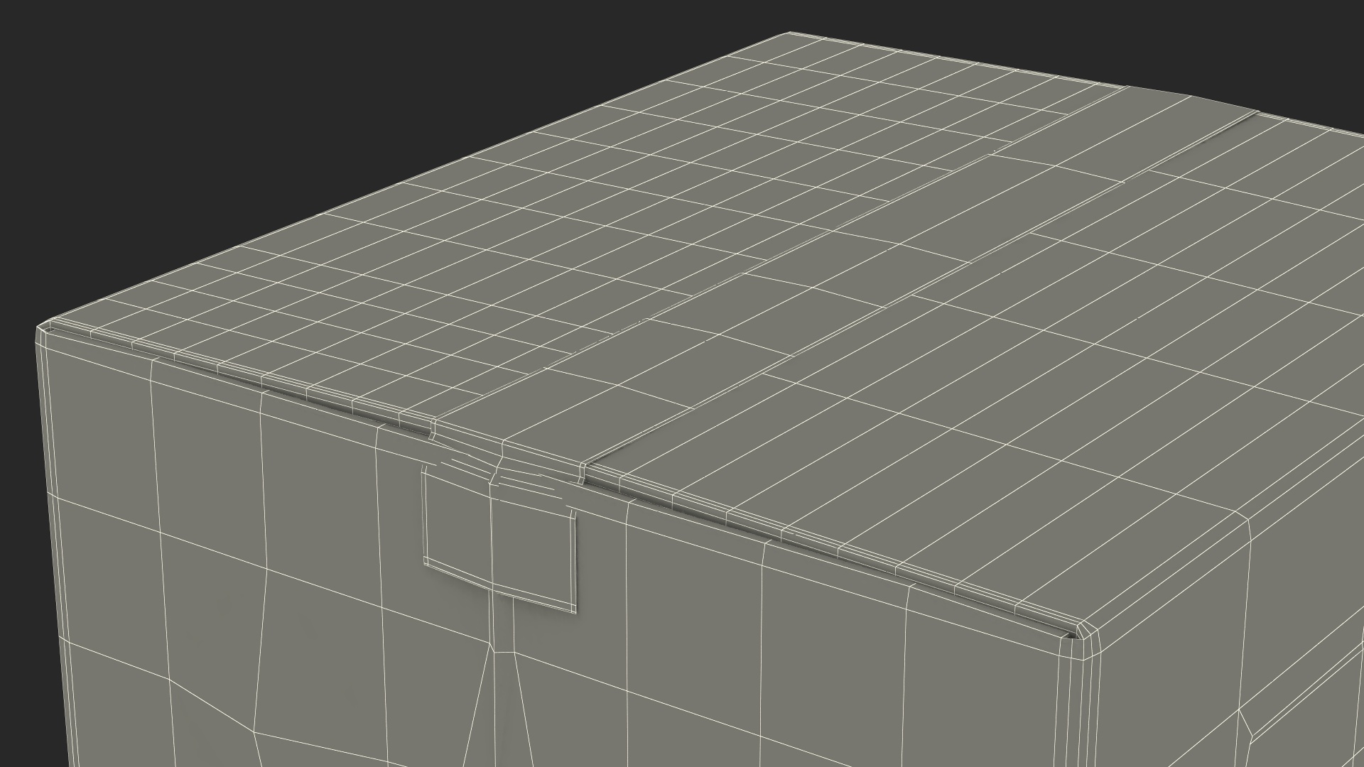 3D model Cardboard Moving Box