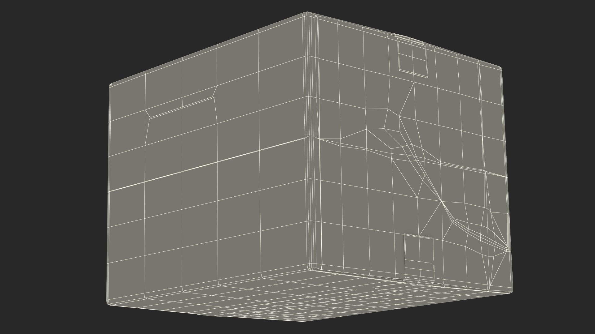 3D model Cardboard Moving Box