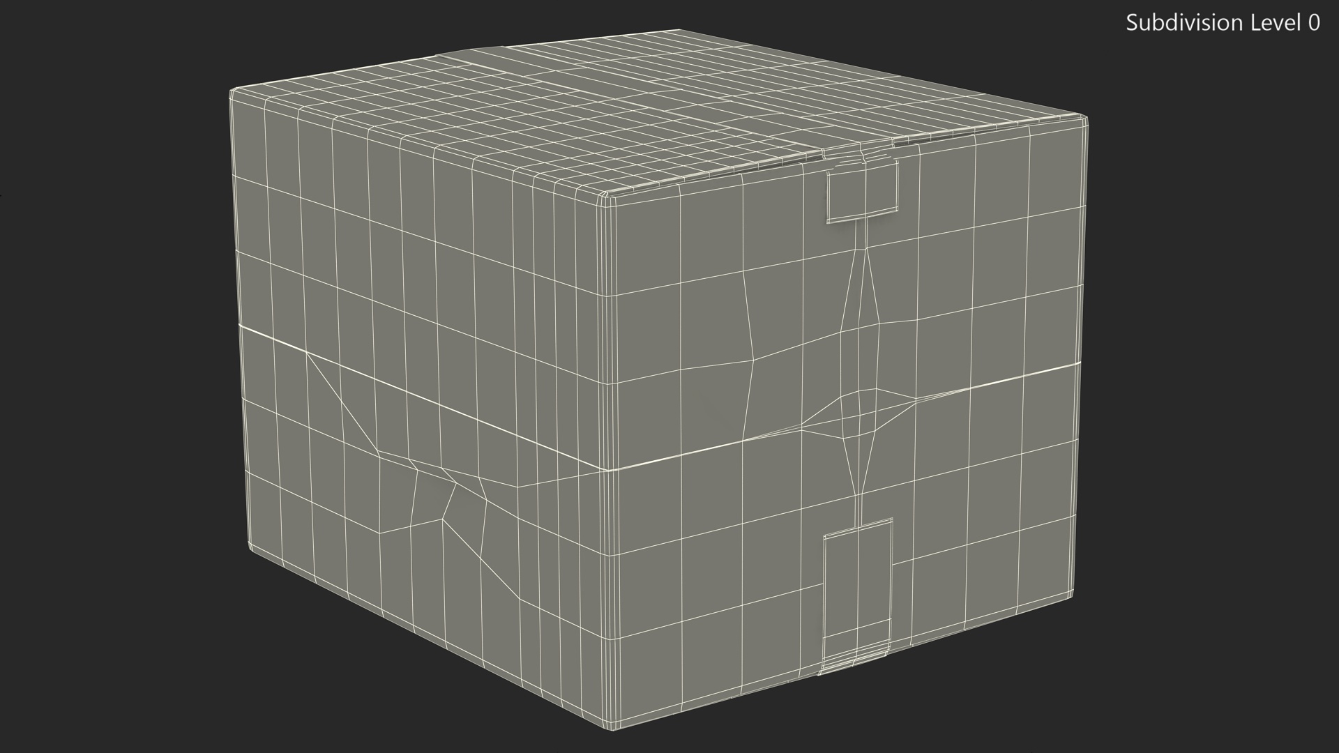 3D model Cardboard Moving Box