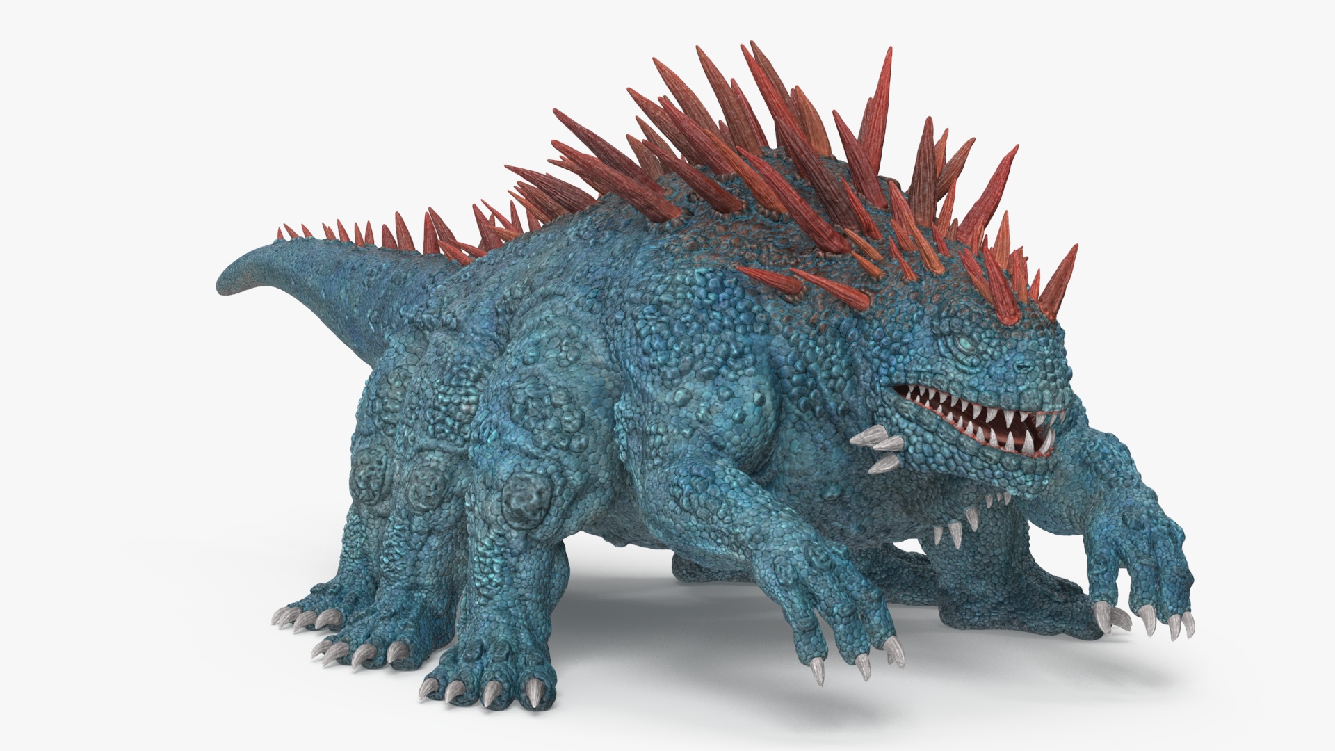 3D The Fantasy Creature Basilisk Rigged