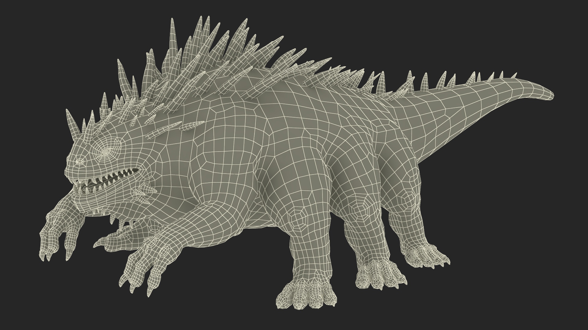 3D The Fantasy Creature Basilisk Rigged