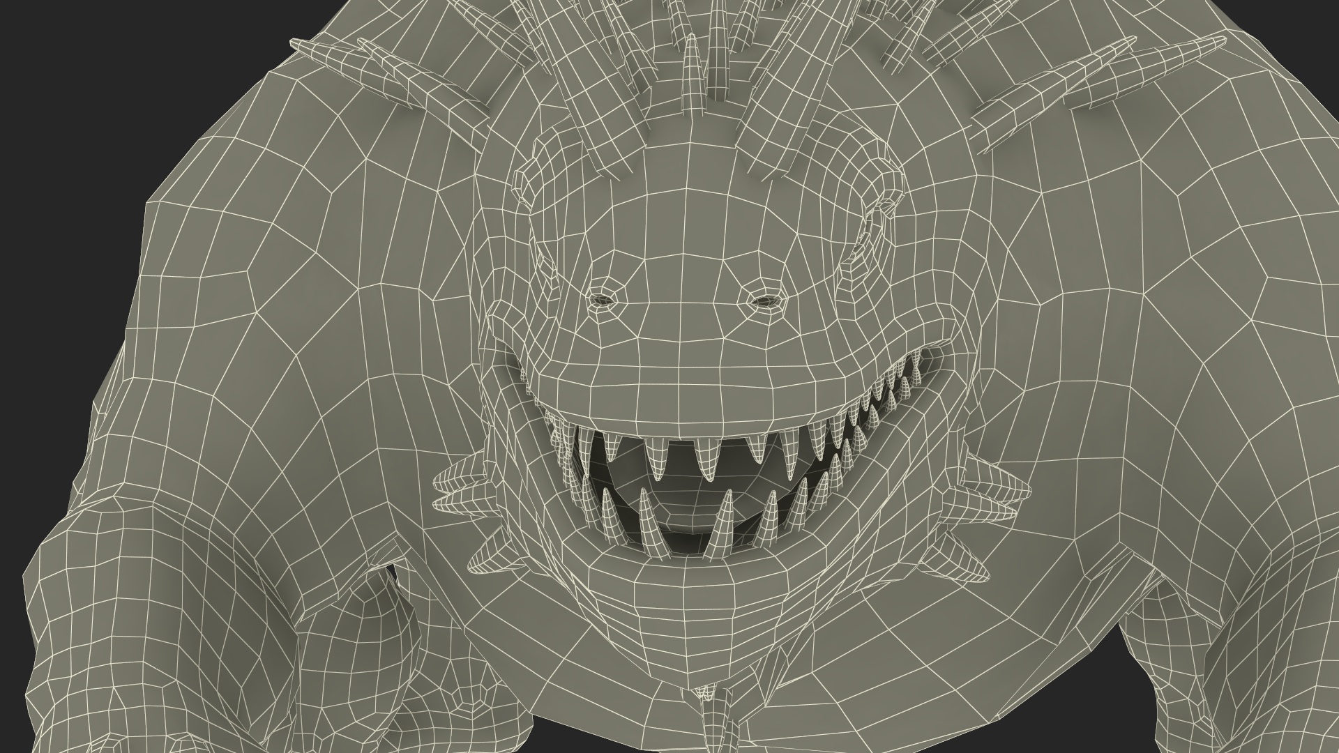 3D The Fantasy Creature Basilisk Rigged