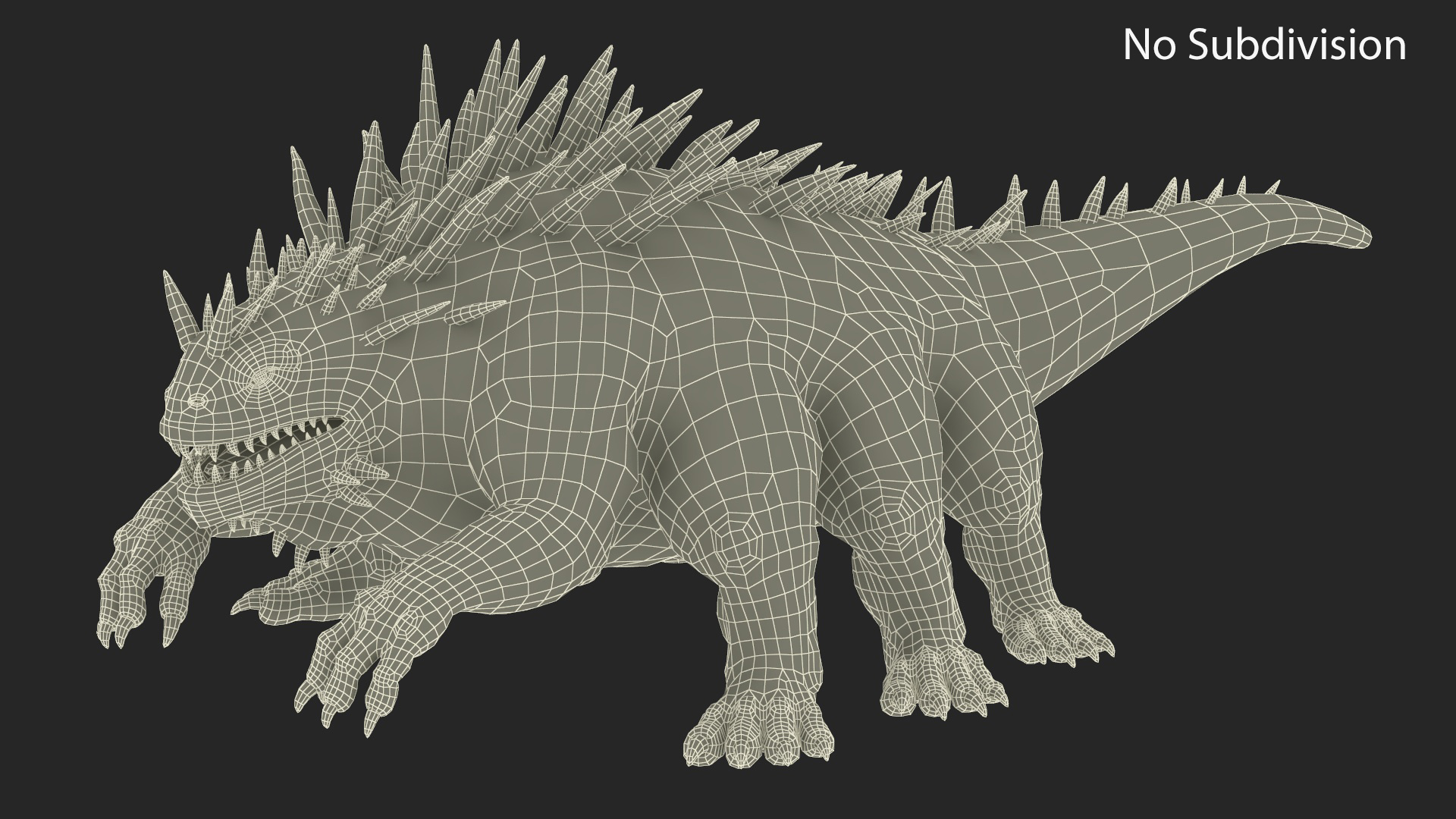 3D The Fantasy Creature Basilisk Rigged