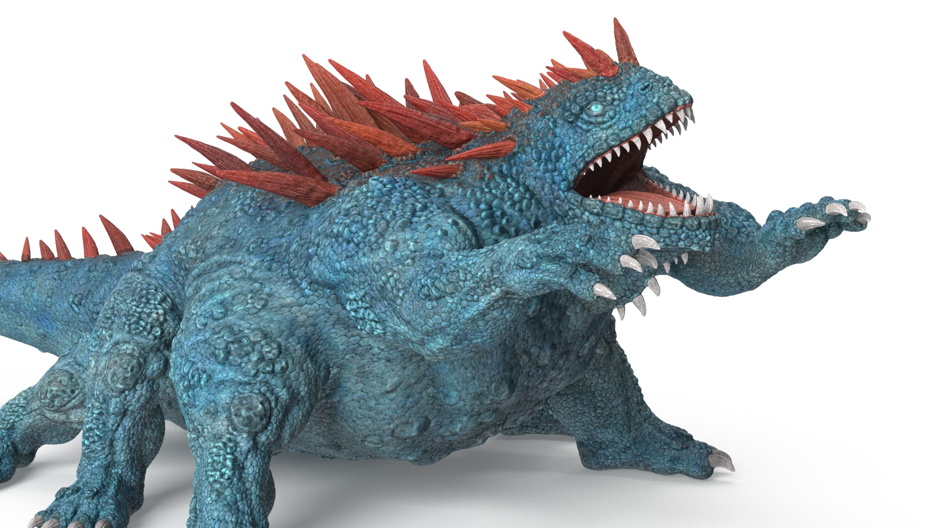 3D The Fantasy Creature Basilisk Rigged