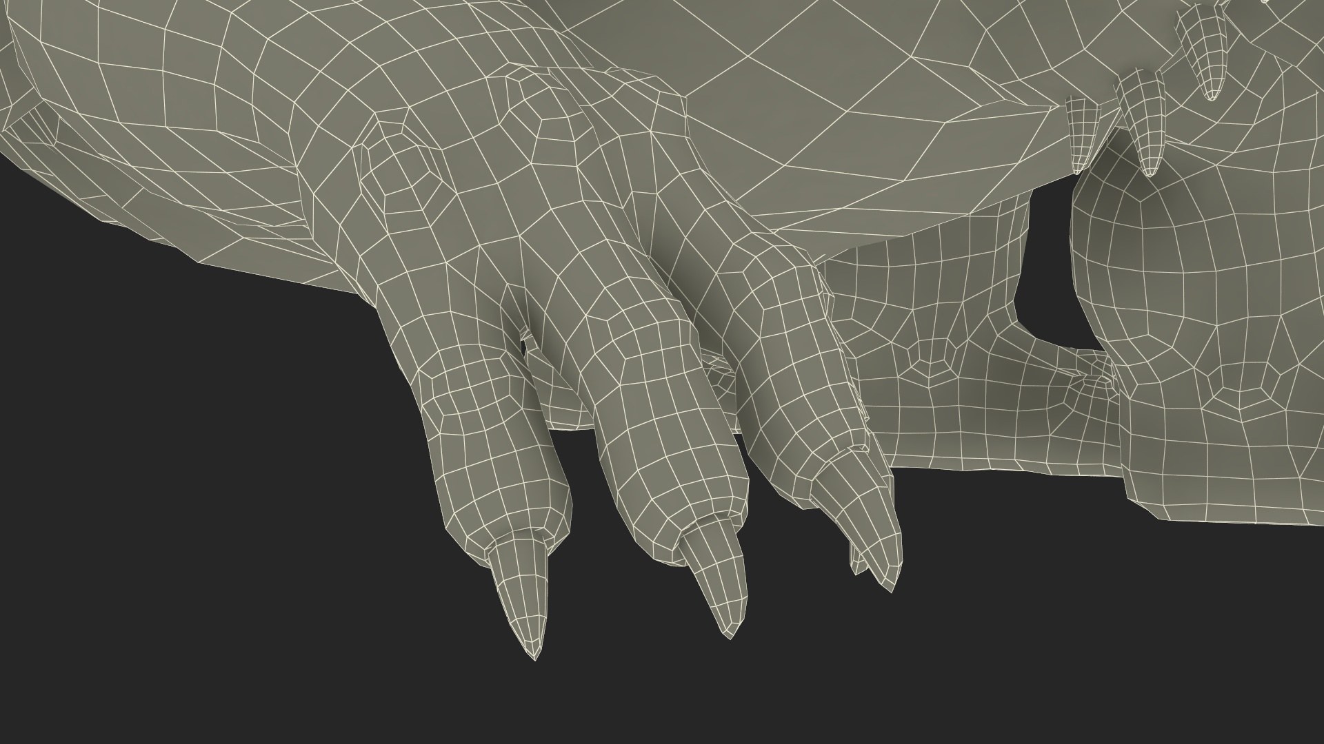 3D The Fantasy Creature Basilisk Rigged