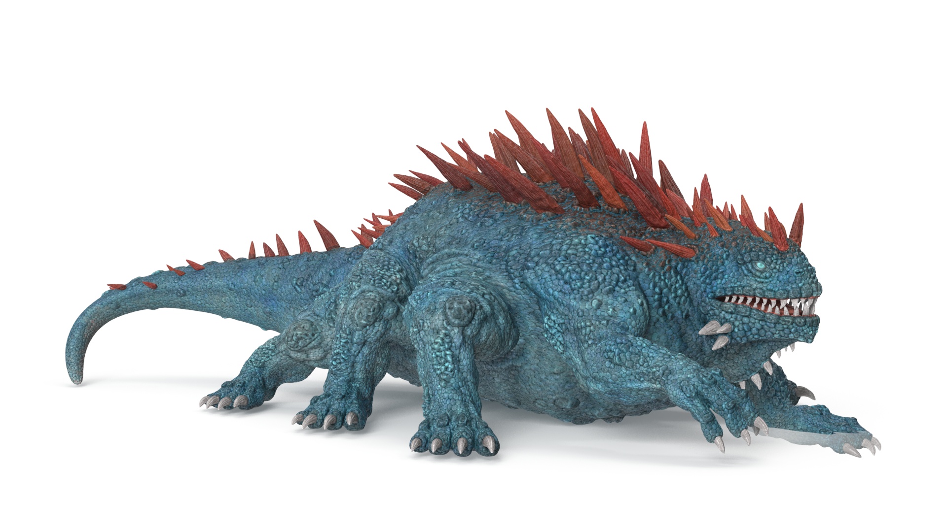 3D The Fantasy Creature Basilisk Rigged