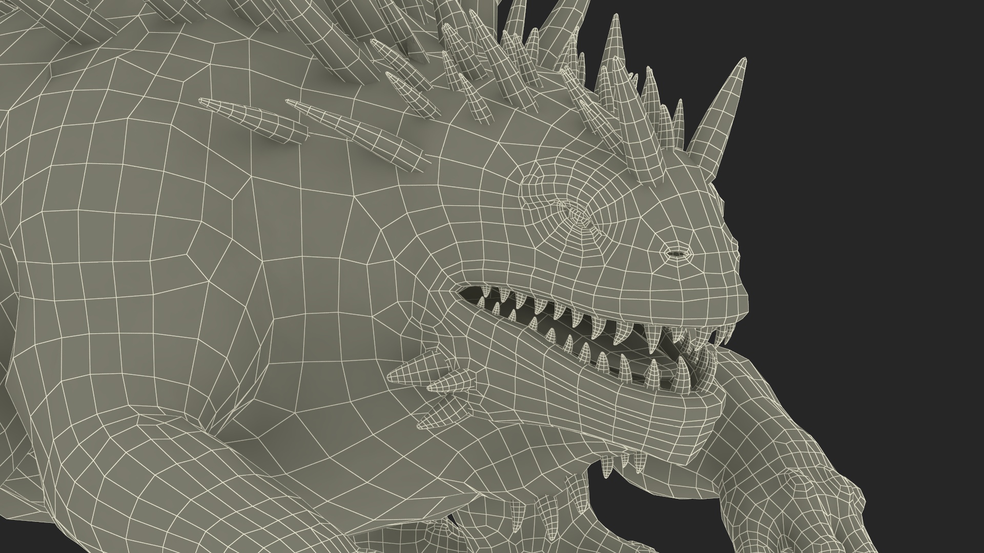 3D The Fantasy Creature Basilisk Rigged