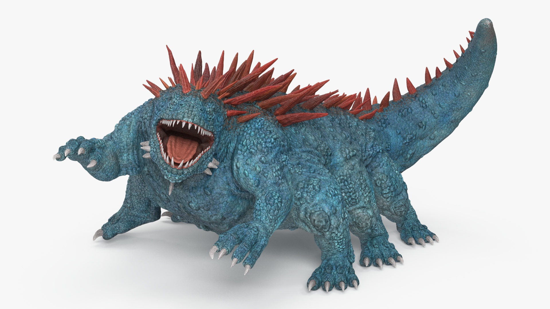 3D The Fantasy Creature Basilisk Rigged