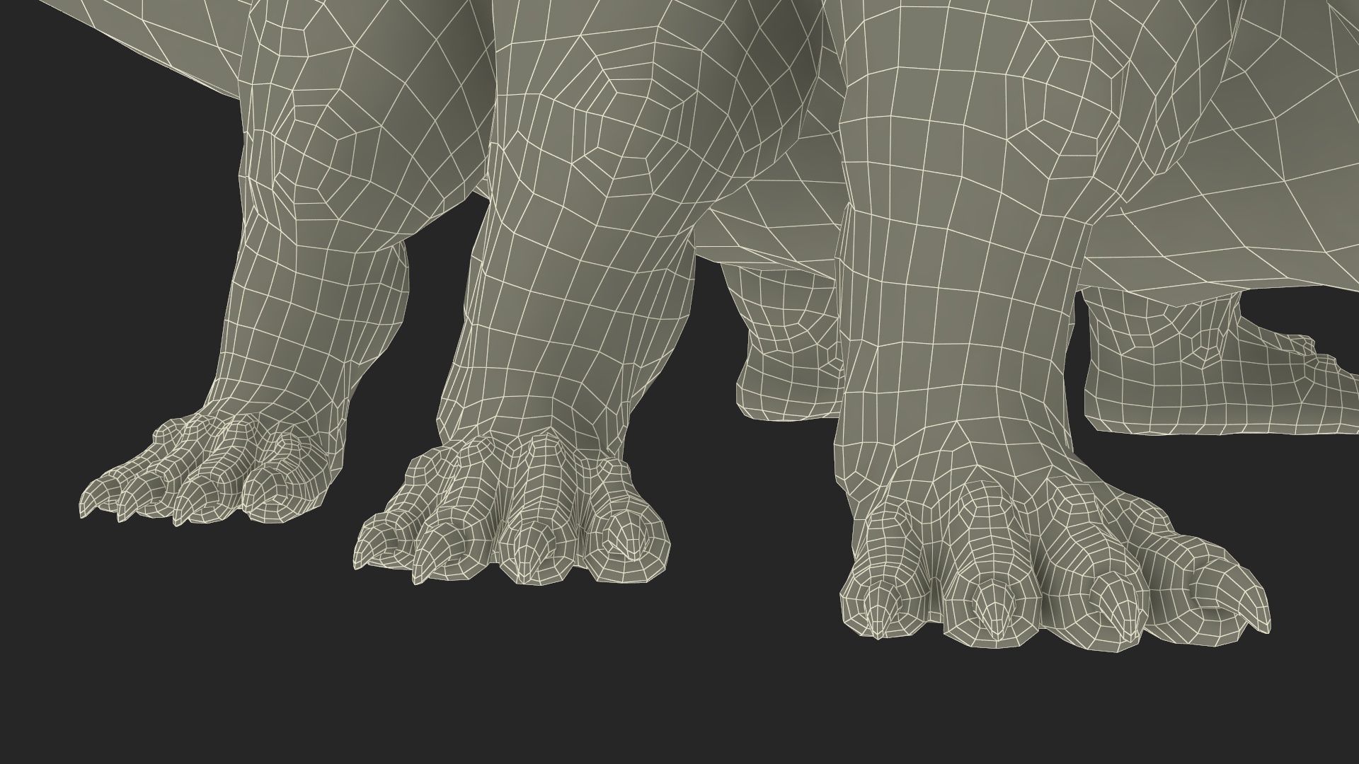 3D The Fantasy Creature Basilisk Rigged