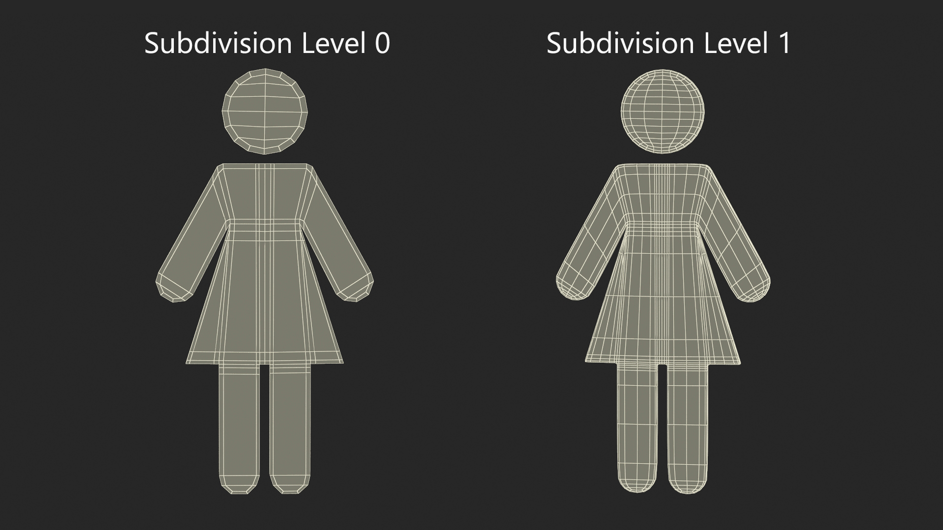 3D model WC Women Symbol