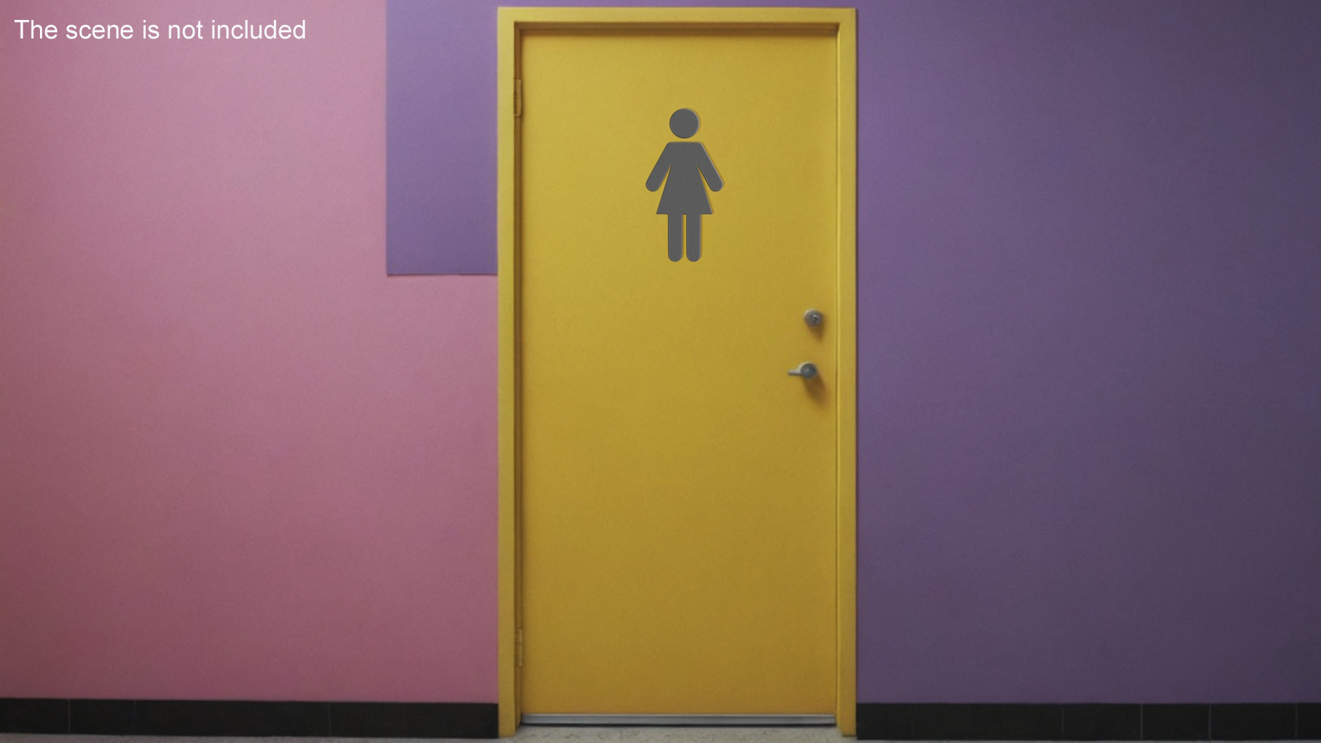 3D model WC Women Symbol