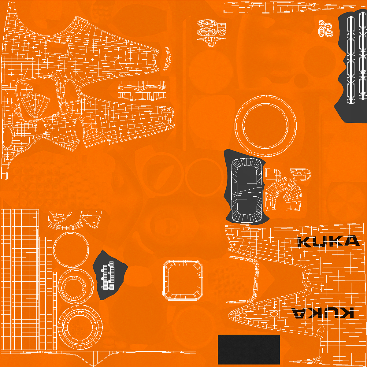 3D Kuka KR 210 R3100 Ultra model