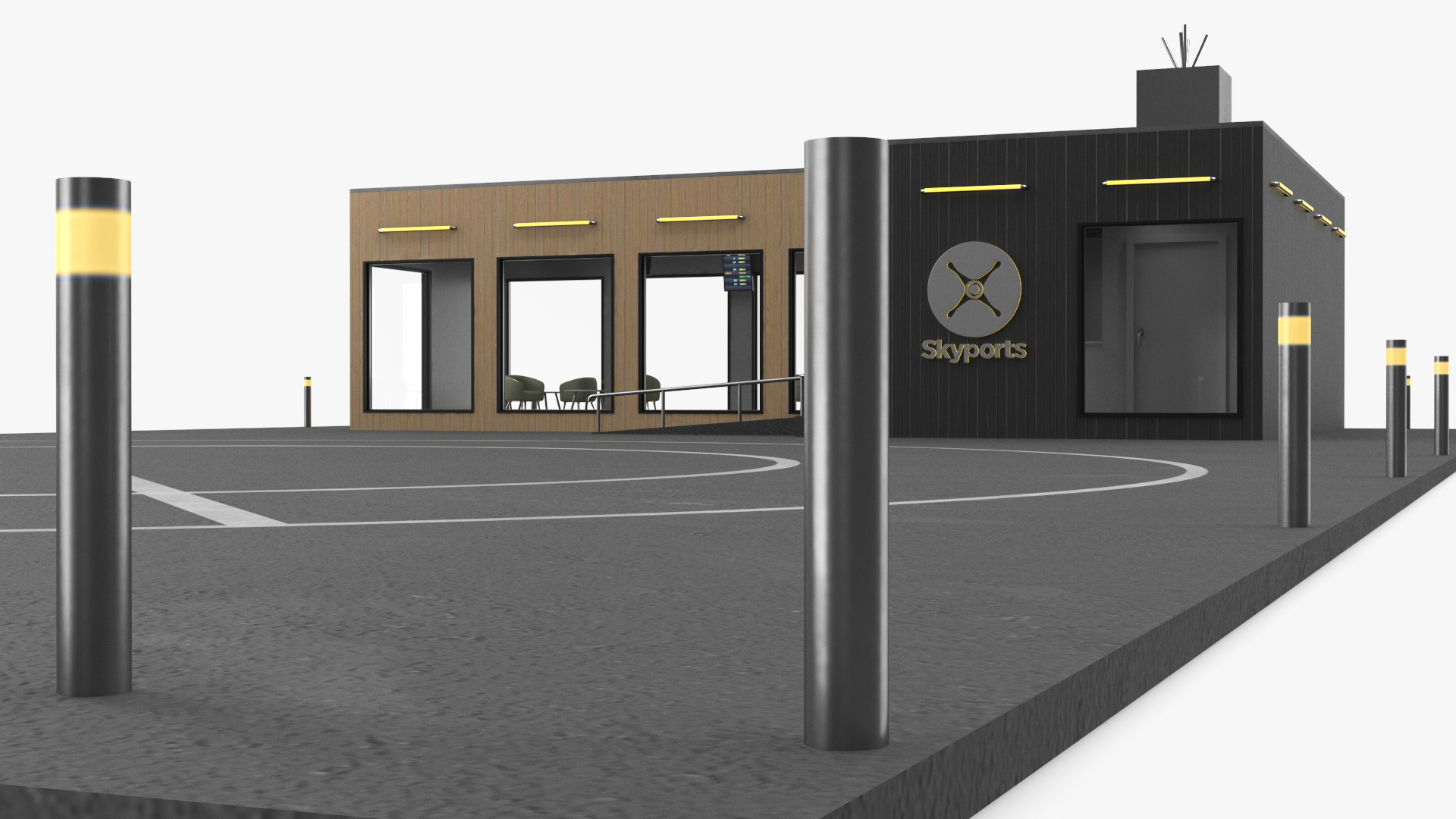 3D model Skyport for Air Taxi