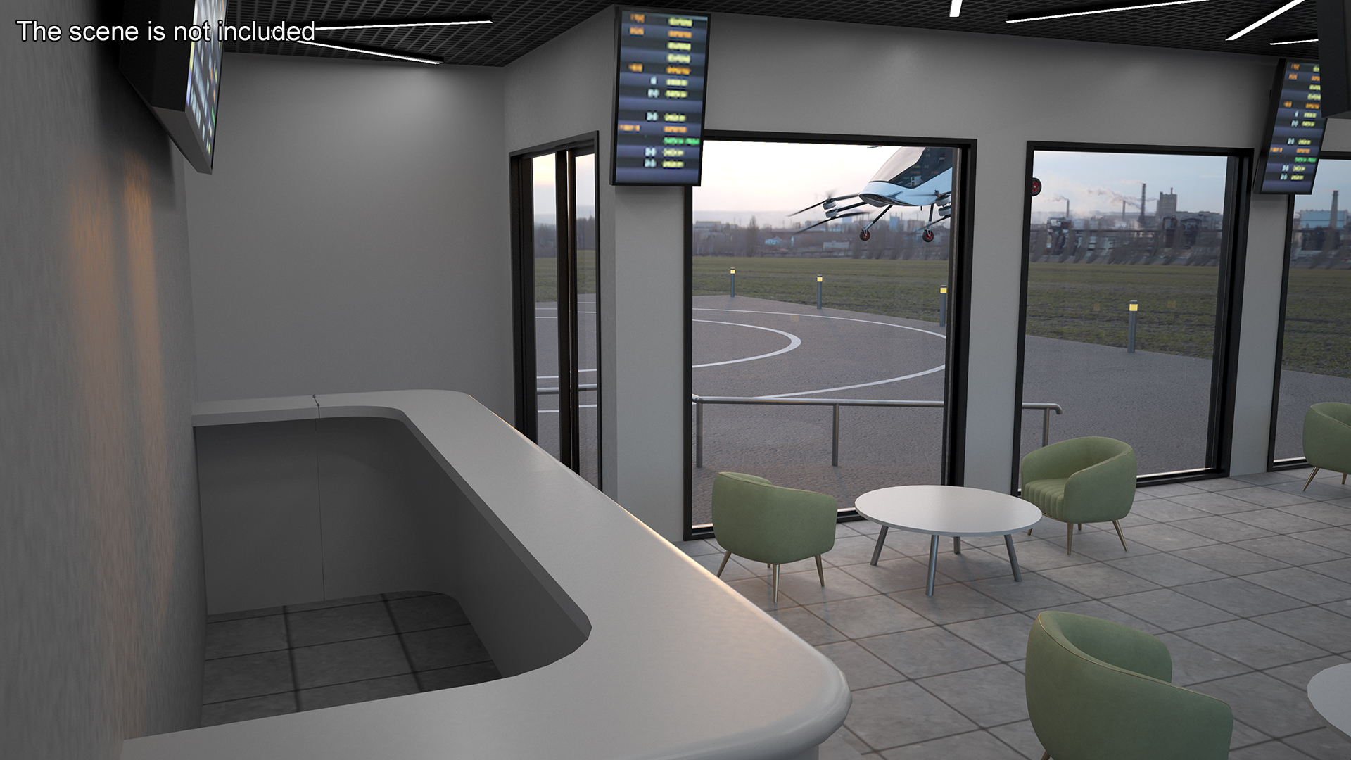 3D model Skyport for Air Taxi