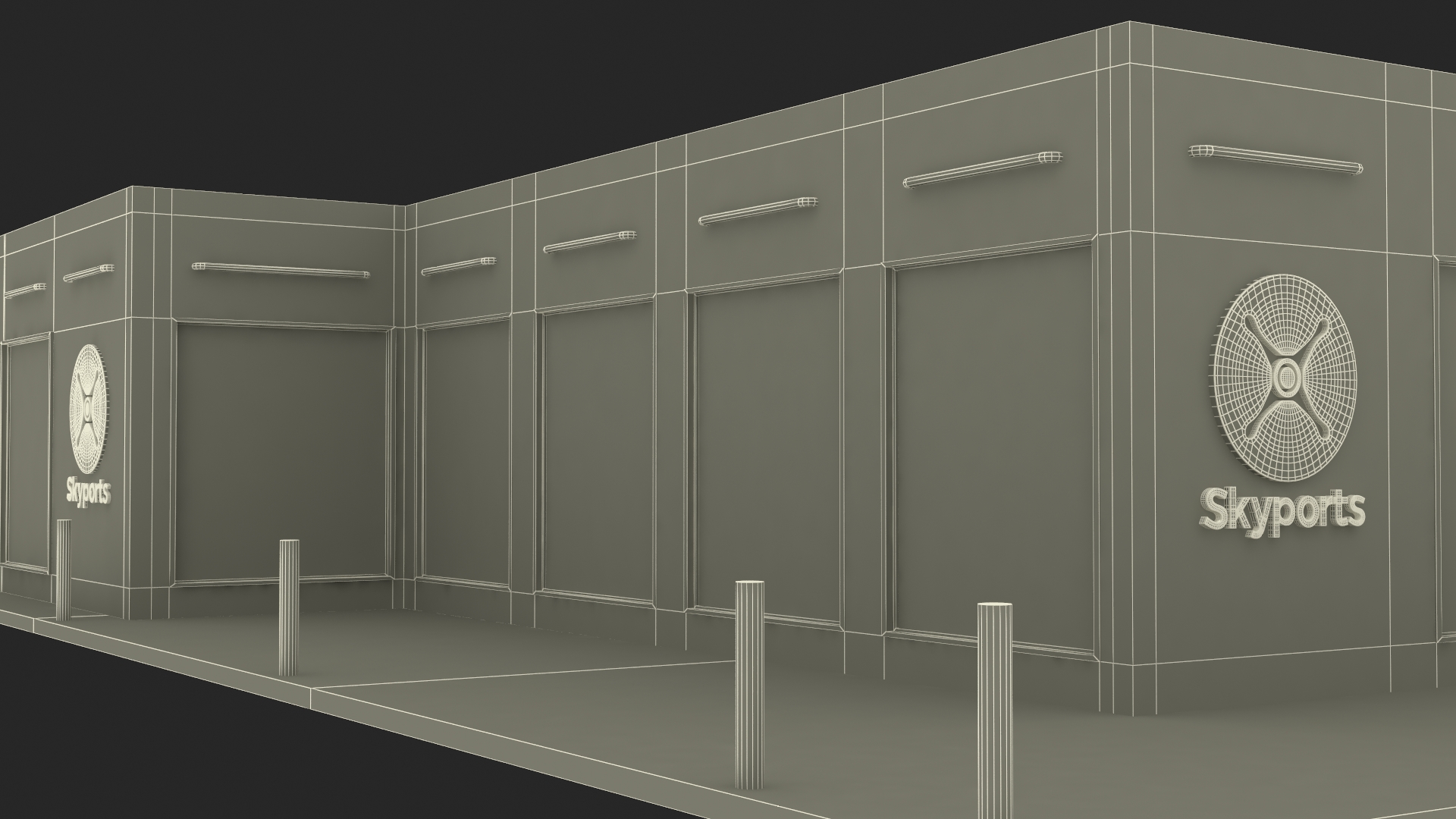 3D model Skyport for Air Taxi