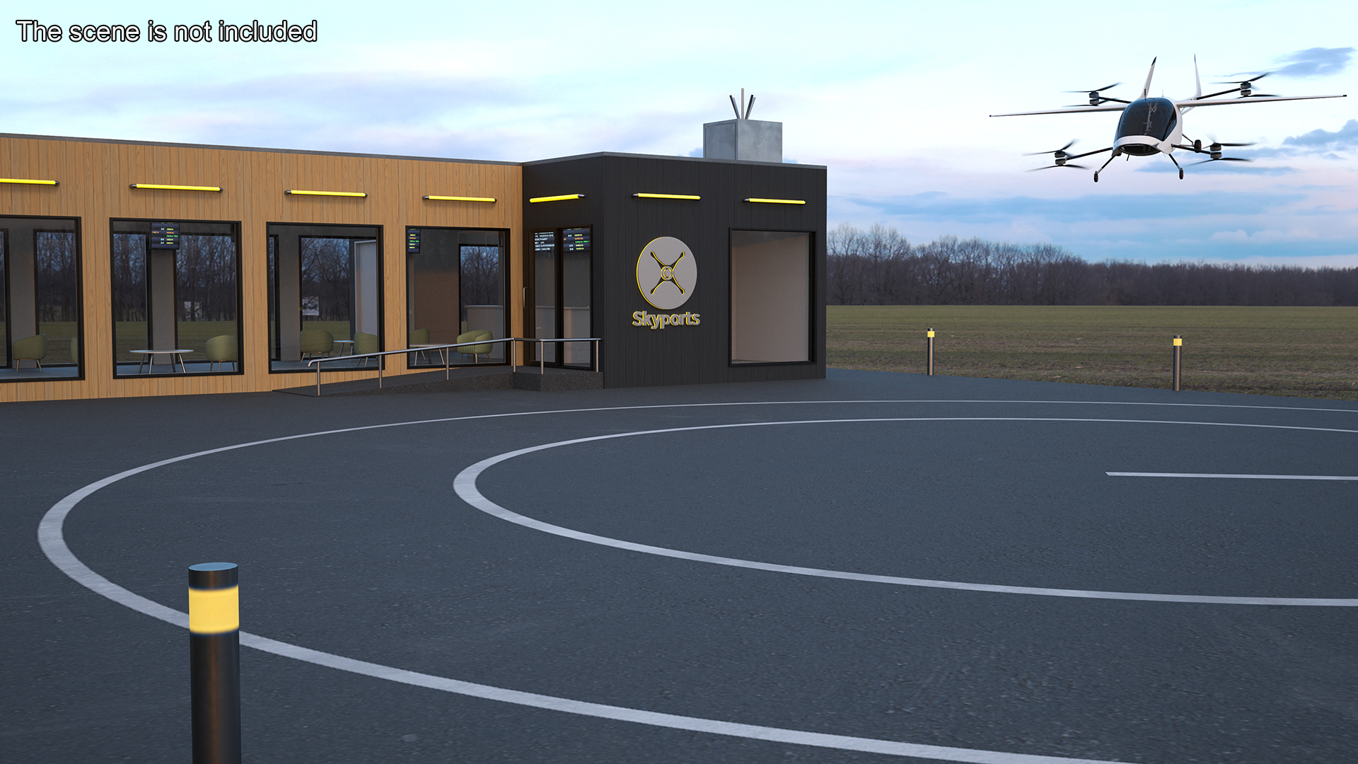 3D model Skyport for Air Taxi