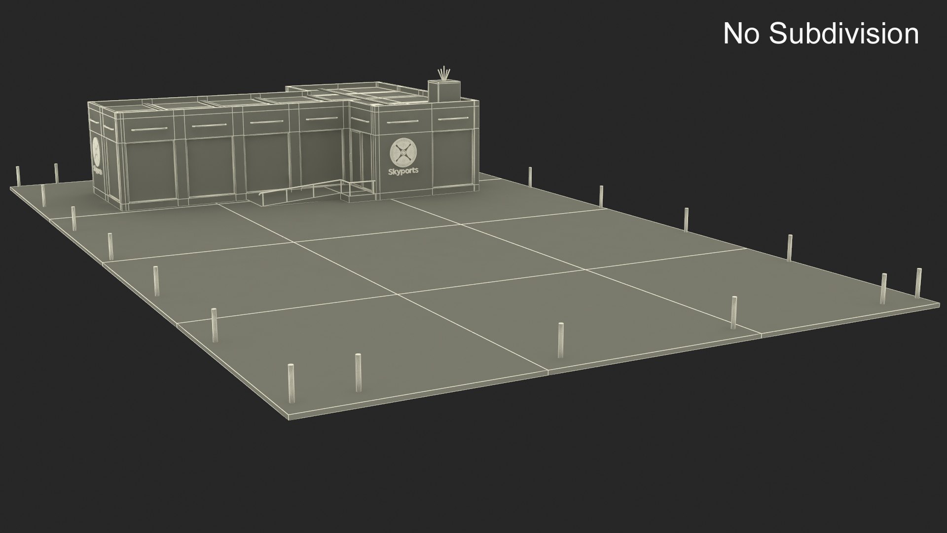 3D model Skyport for Air Taxi