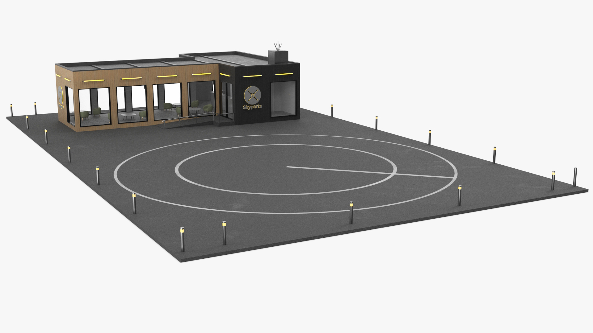 3D model Skyport for Air Taxi