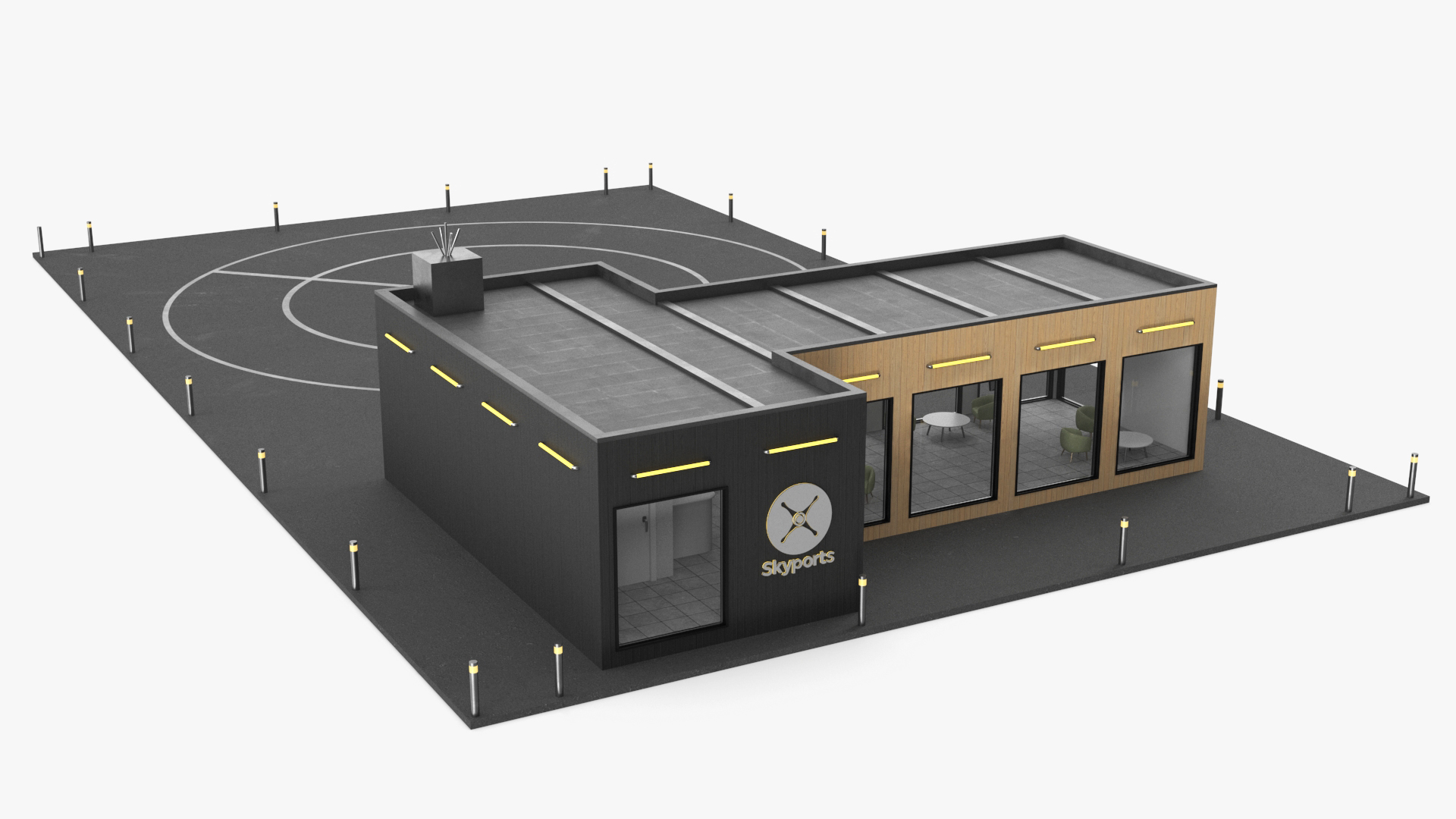 3D model Skyport for Air Taxi