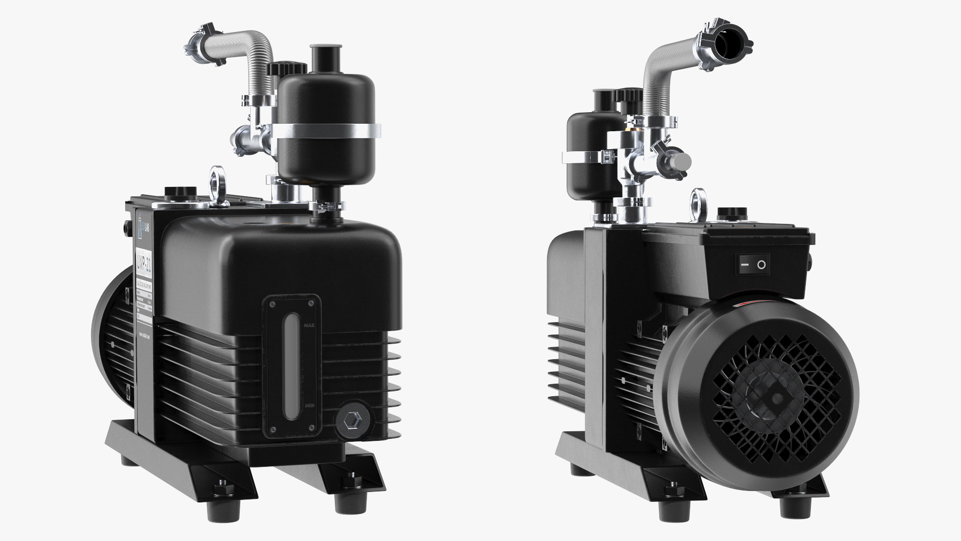 Dual Stage Vacuum Pump 3D