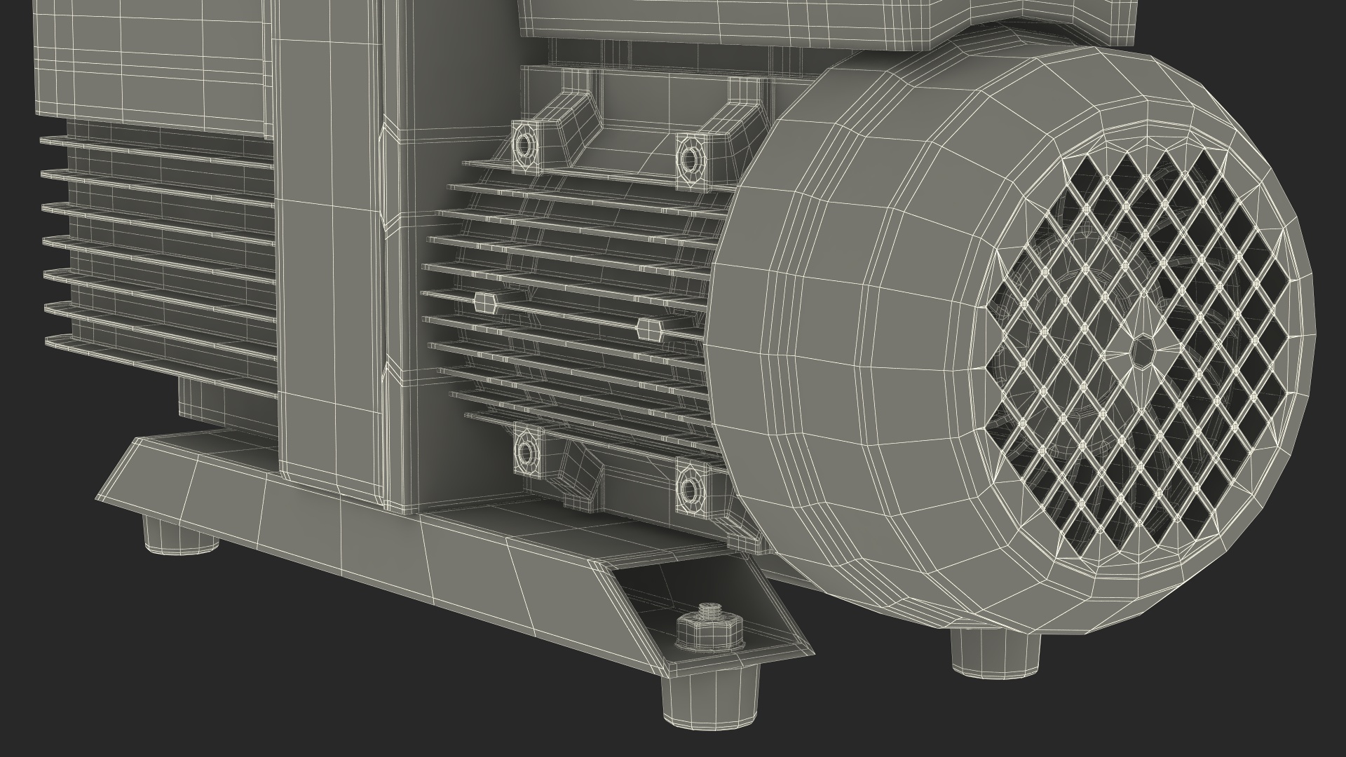Dual Stage Vacuum Pump 3D