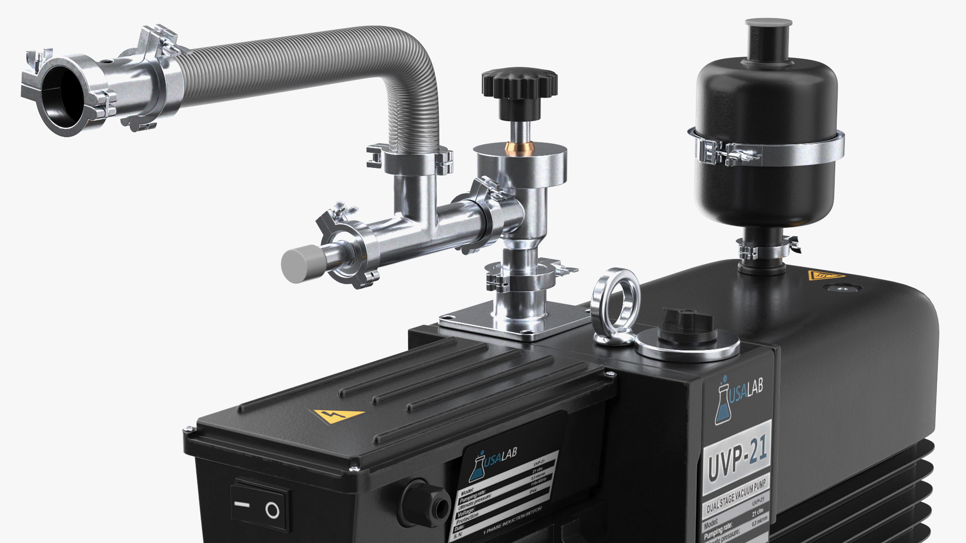 Dual Stage Vacuum Pump 3D