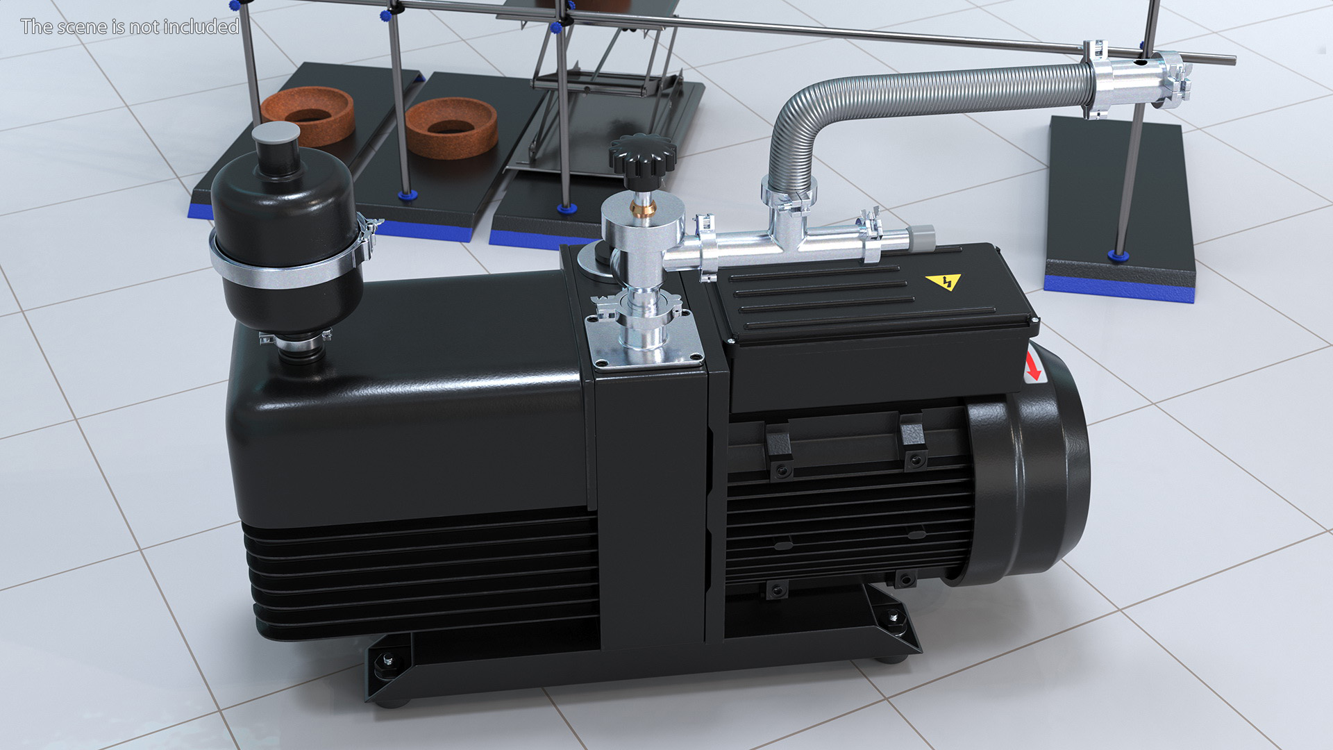 Dual Stage Vacuum Pump 3D