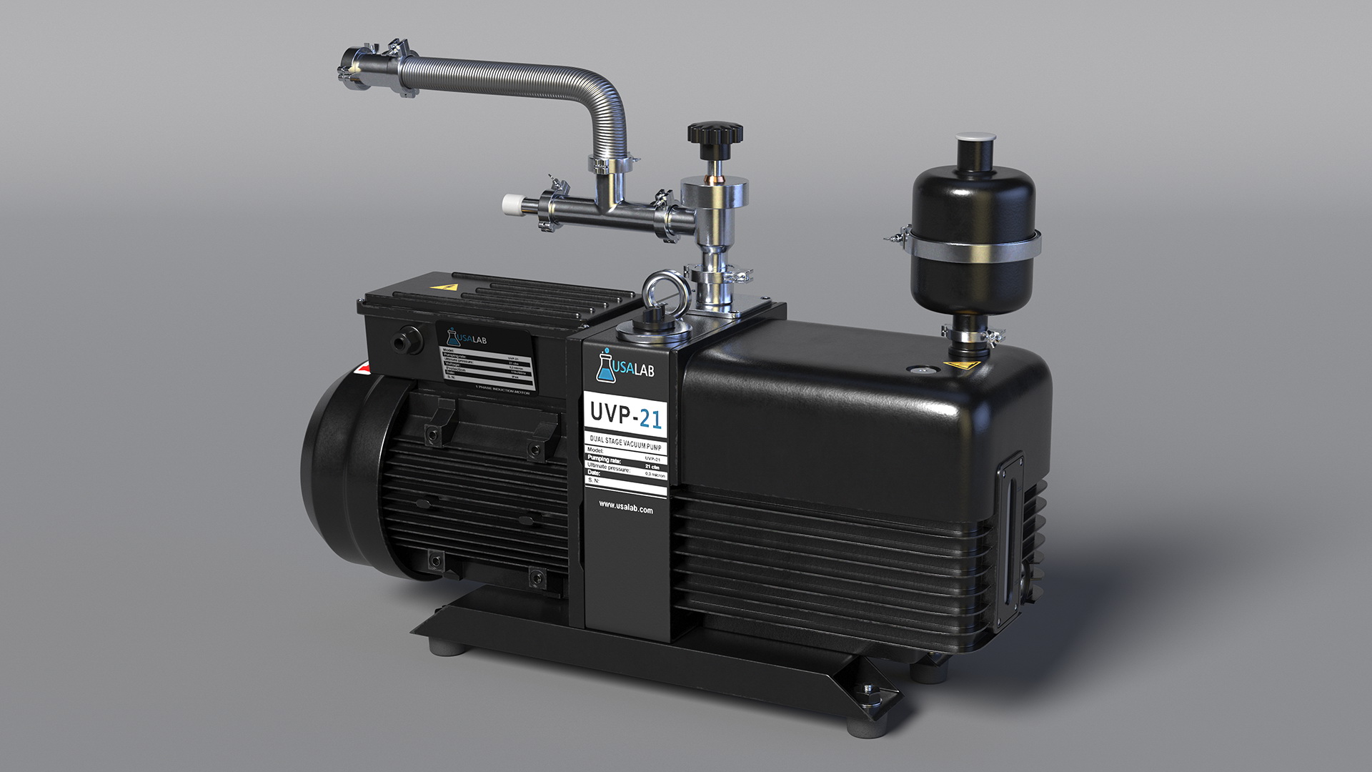 Dual Stage Vacuum Pump 3D