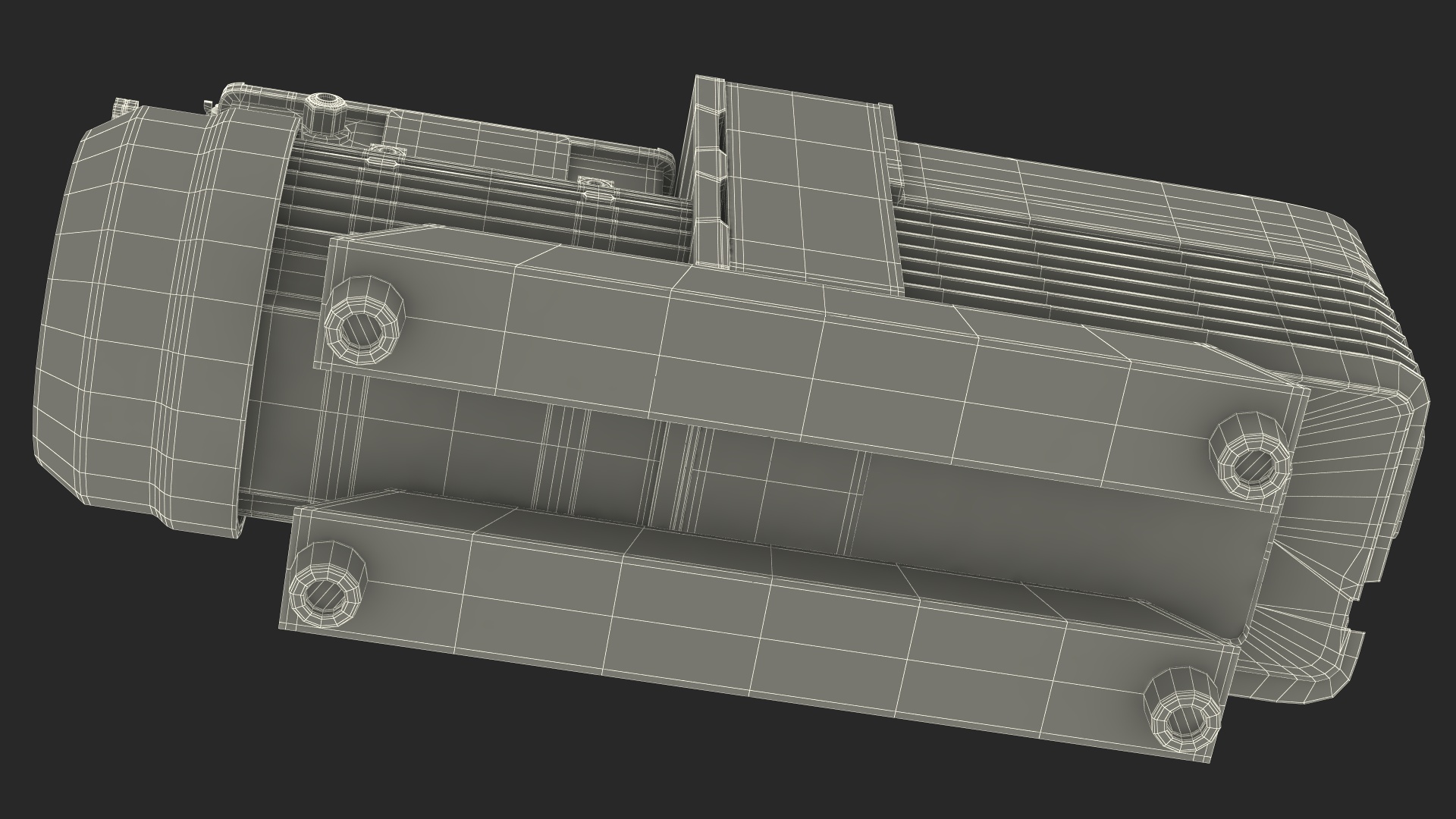 Dual Stage Vacuum Pump 3D