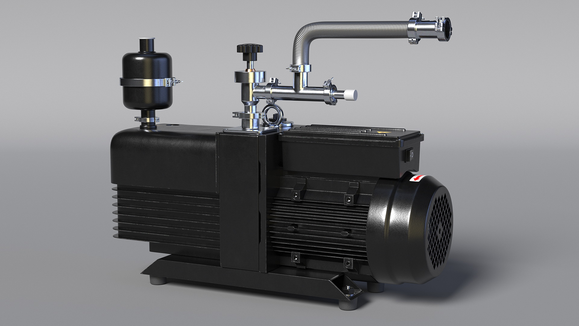 Dual Stage Vacuum Pump 3D