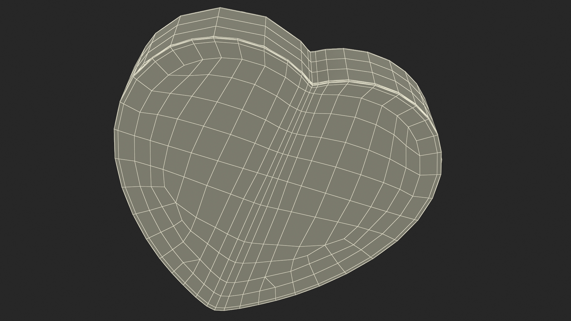 3D model Fabric Heart Assorted Chocolate Gift Box