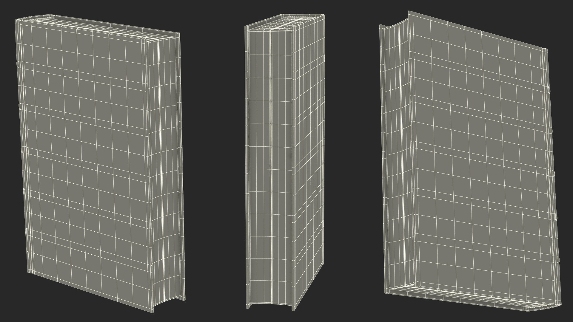 3D Classic Hardback Book Blue