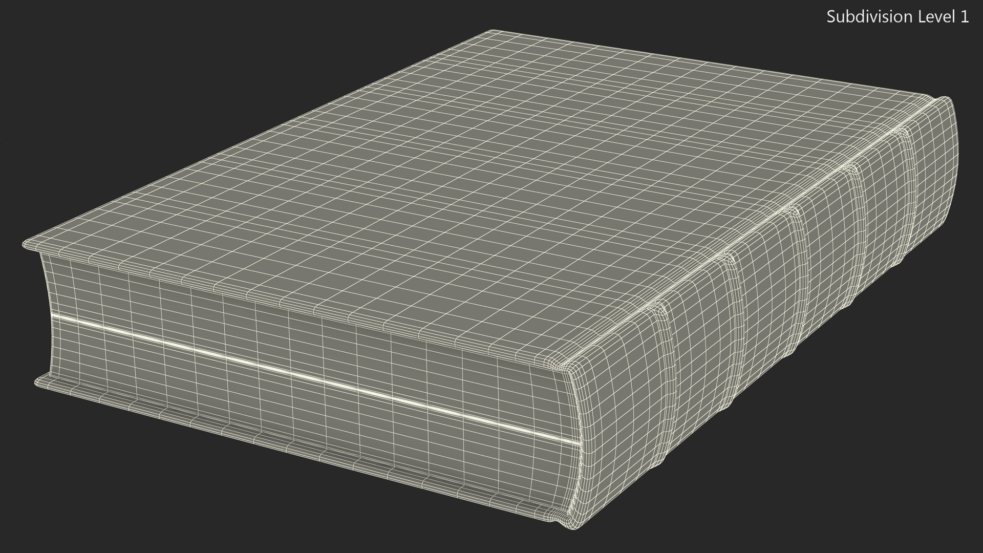 3D Classic Hardback Book Blue
