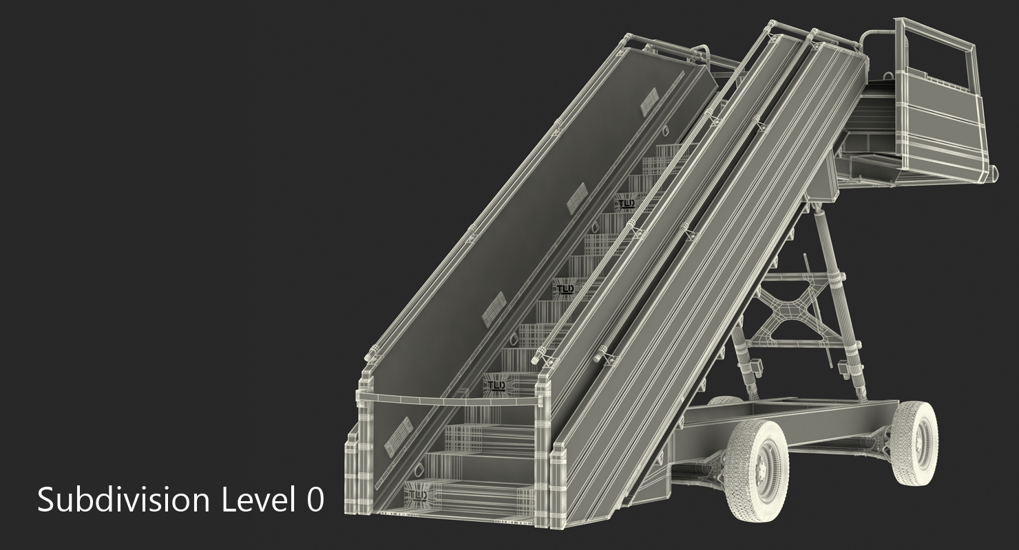 3D model Passenger Steps