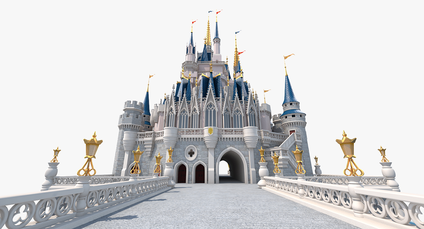 3D Cinderella Castle Fur