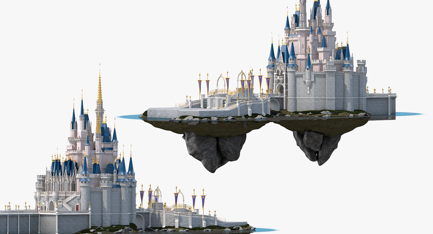 3D Cinderella Castle Fur