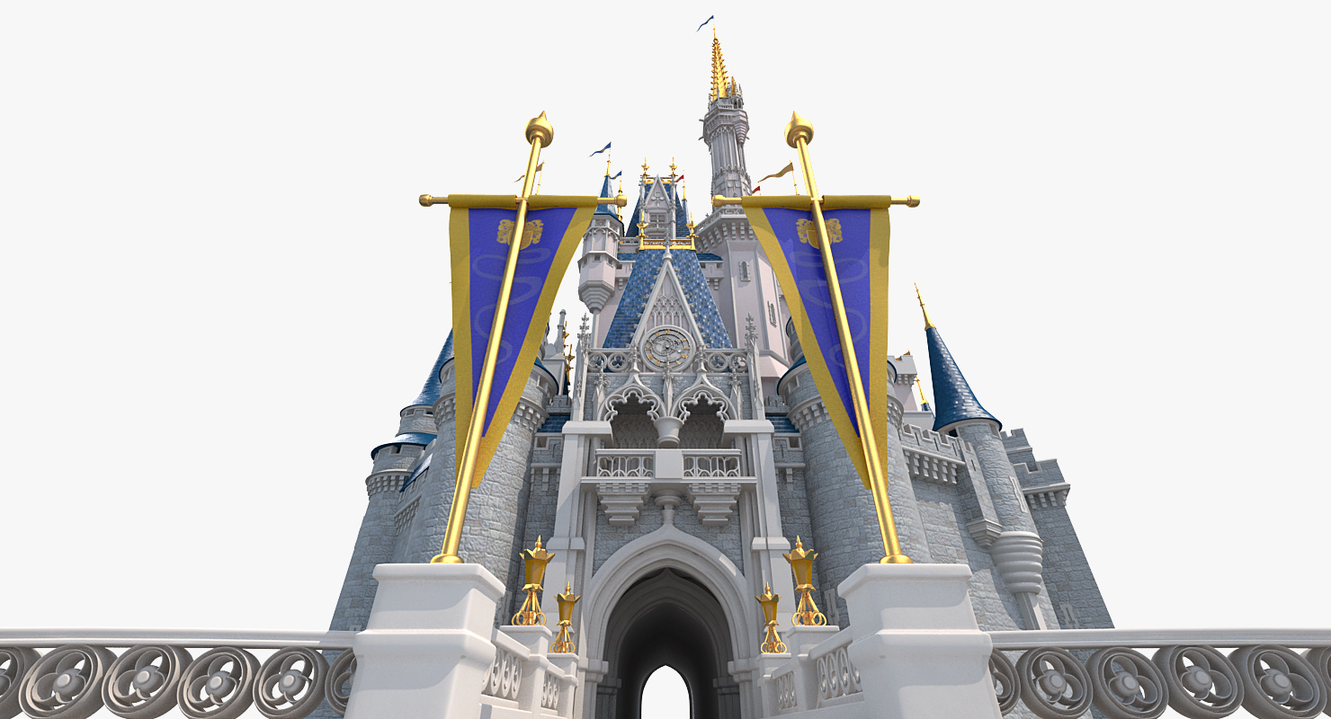 3D Cinderella Castle Fur