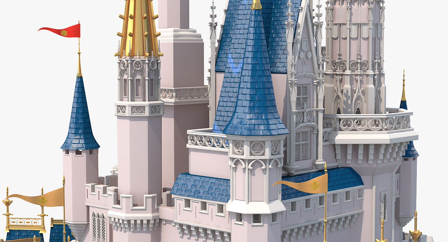 3D Cinderella Castle Fur