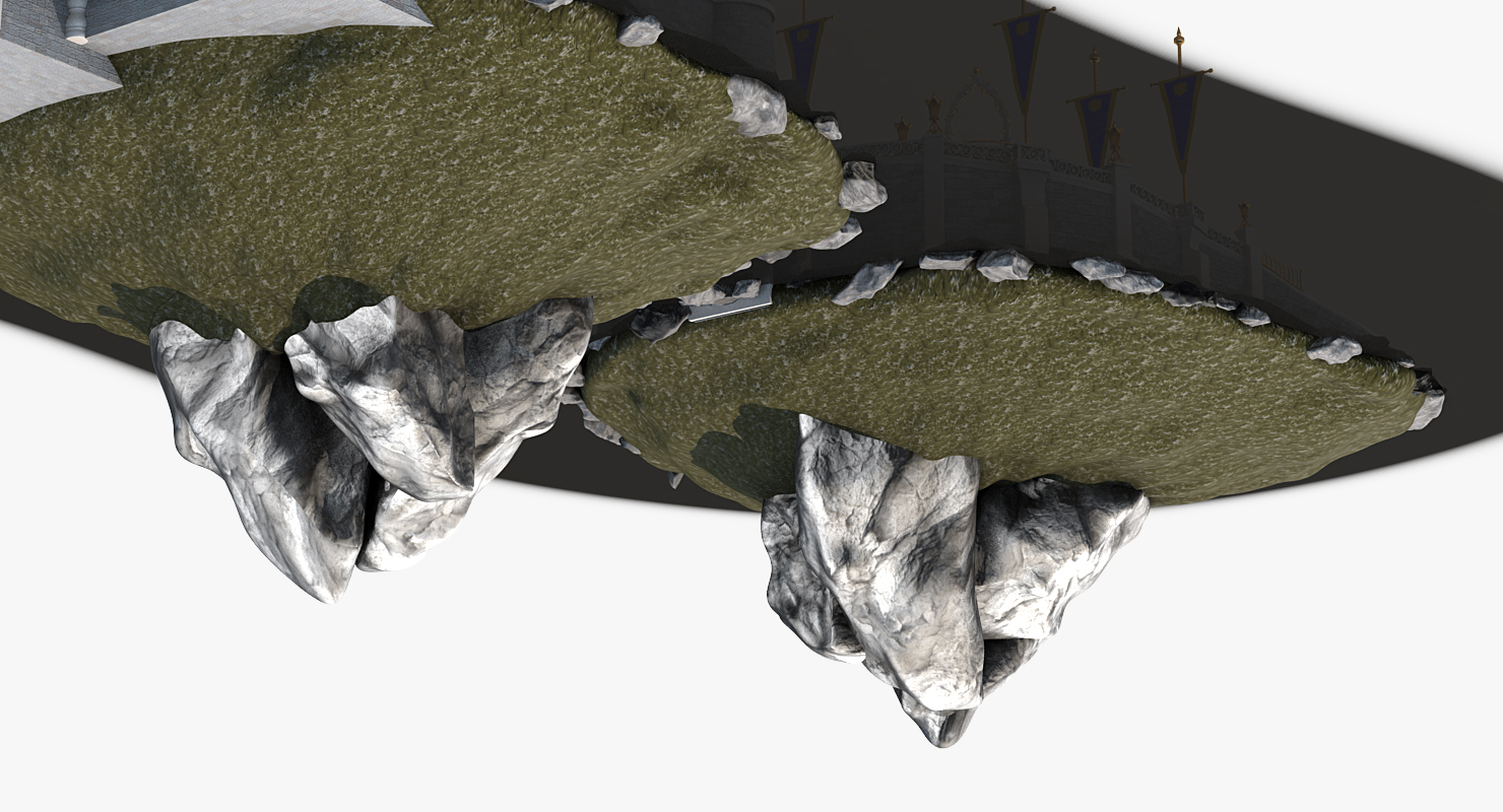3D Cinderella Castle Fur