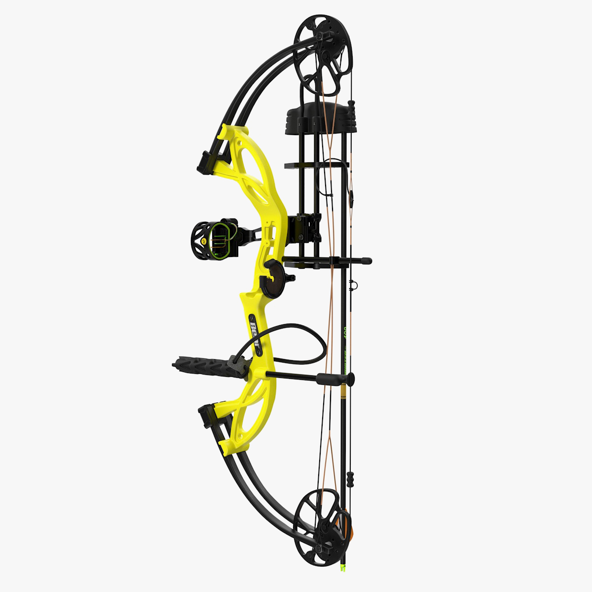 Yellow Compound Bow Bear Cruzer G2, view 7