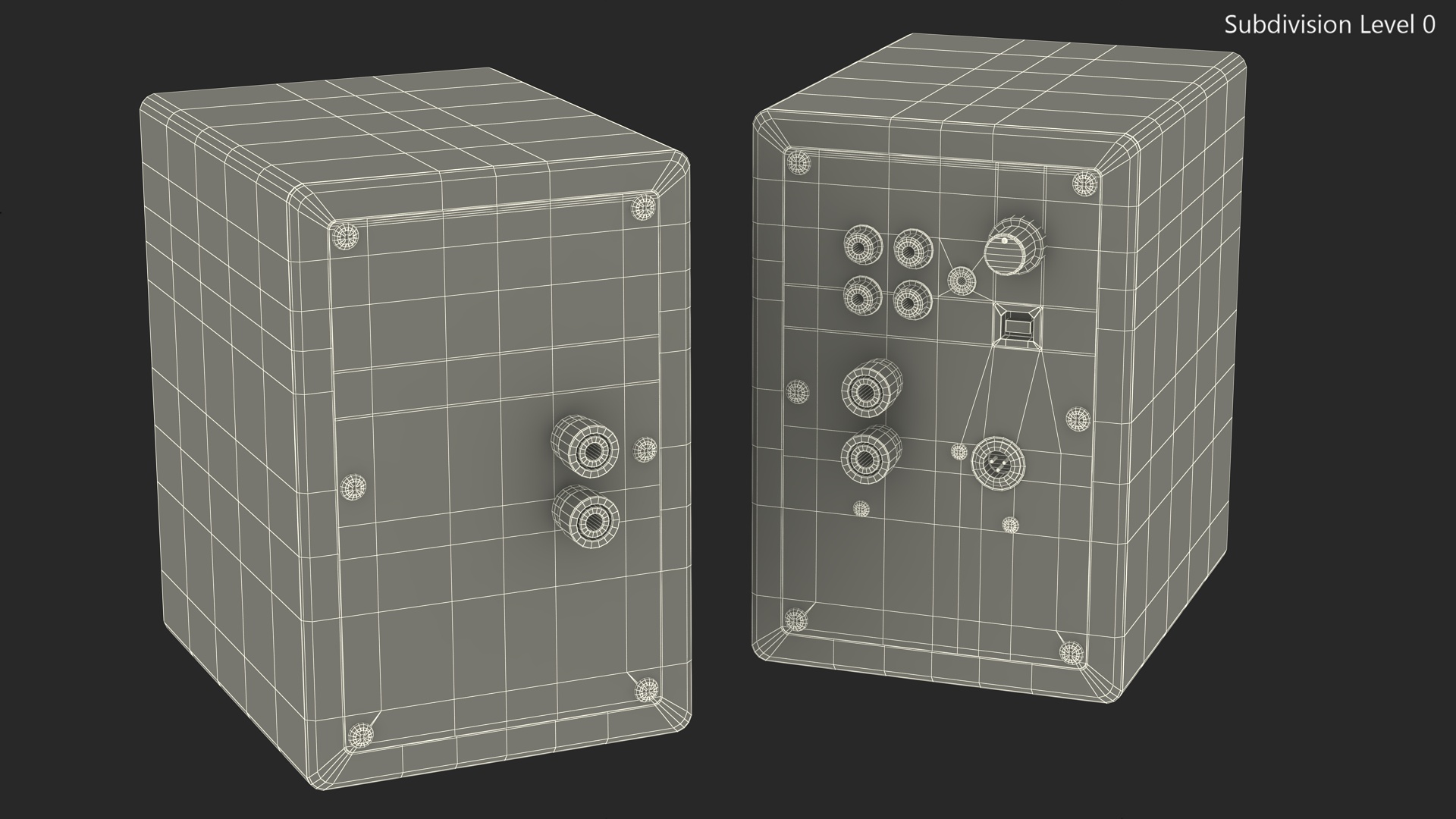 Multimedia Speakers Audioengine A2 3D model