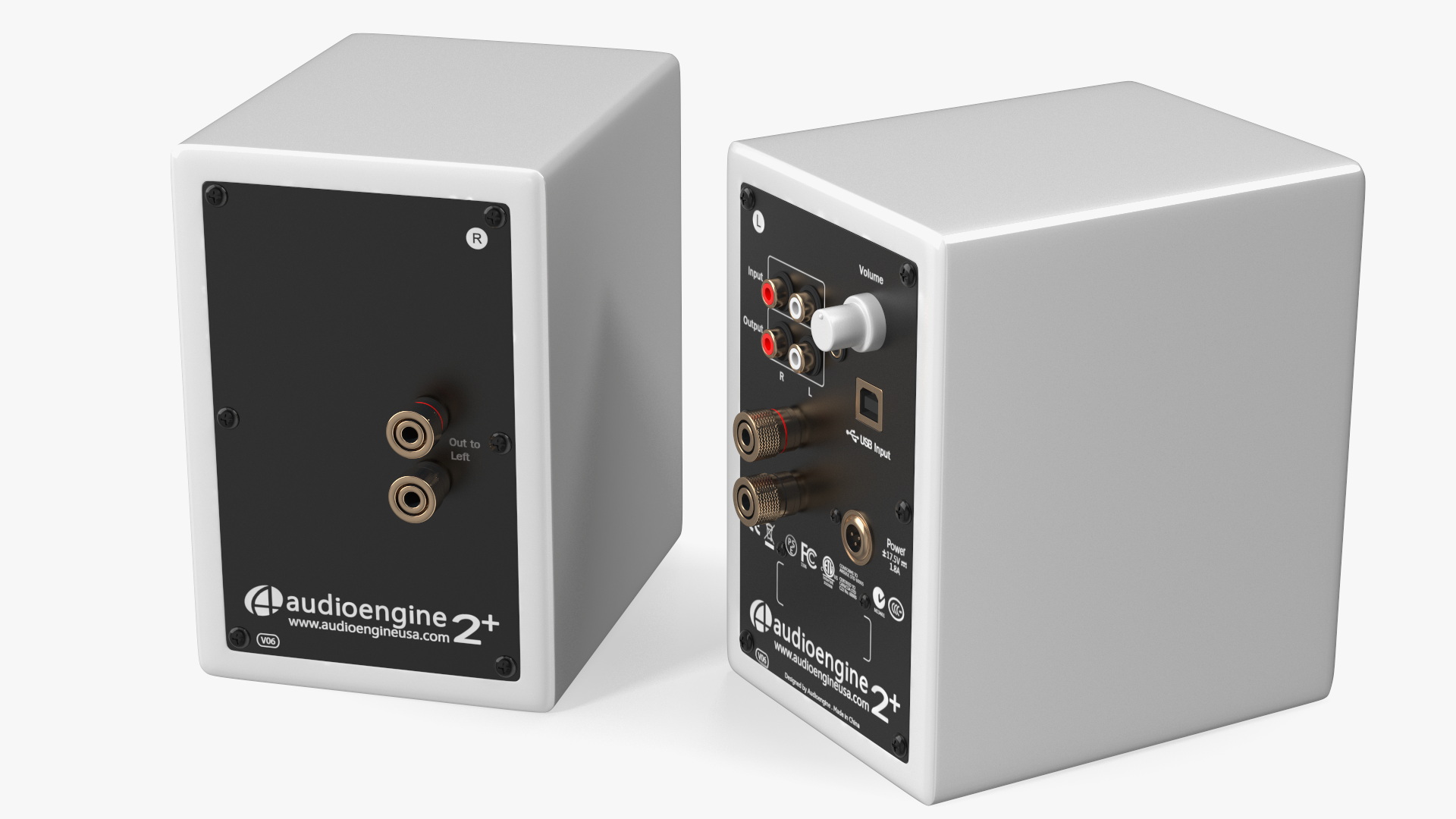 Multimedia Speakers Audioengine A2 3D model