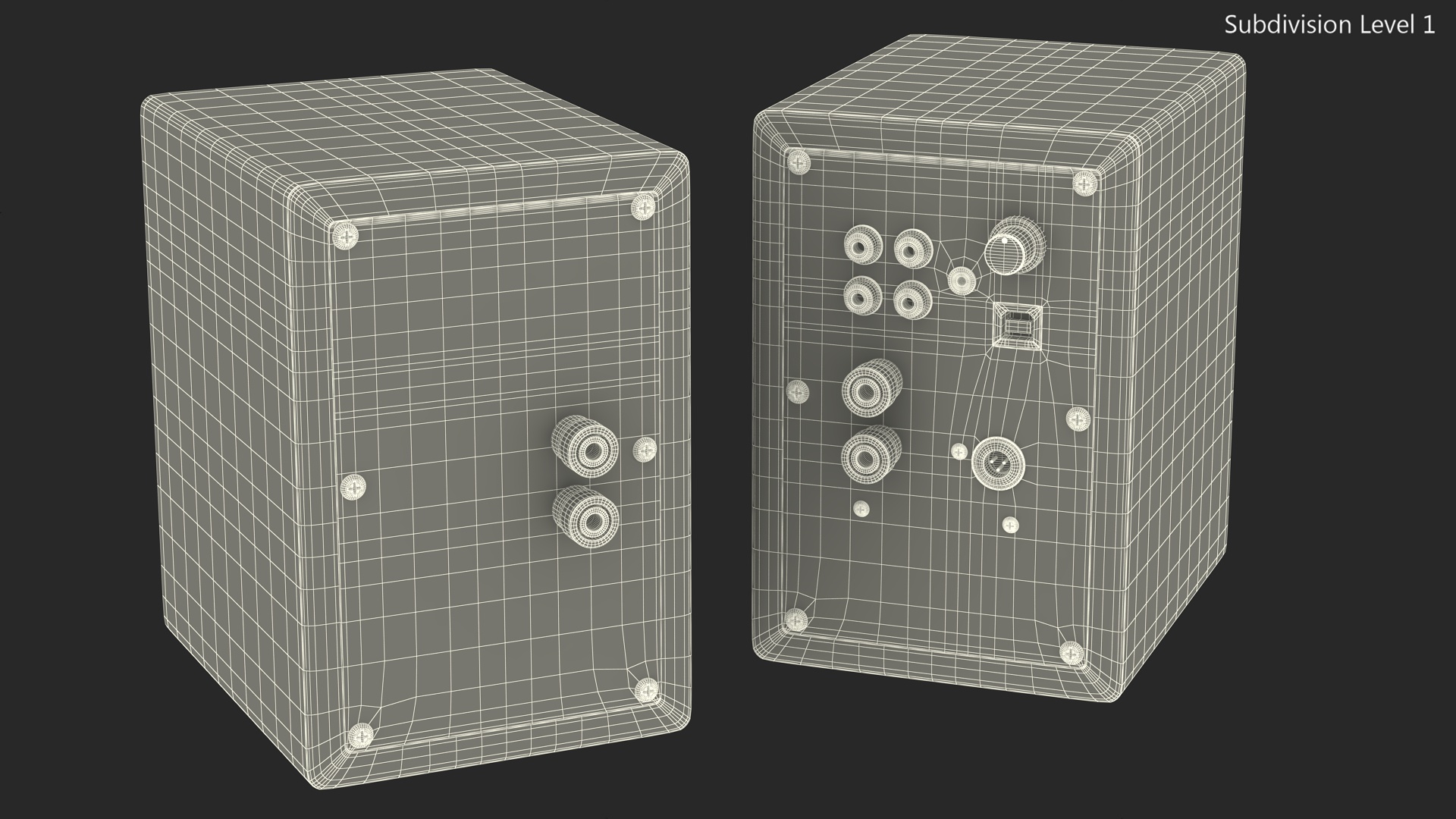 Multimedia Speakers Audioengine A2 3D model