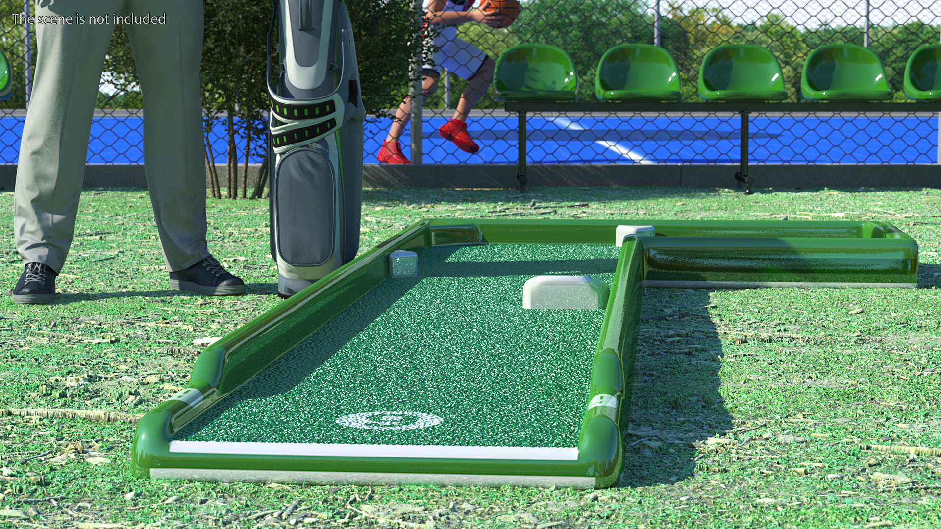 3D model Mini Golf Portable Outdoor Course Hole 9