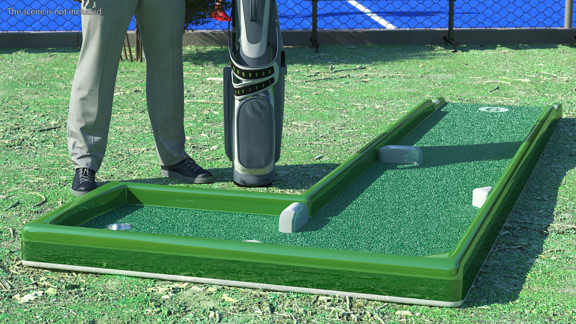 3D model Mini Golf Portable Outdoor Course Hole 9