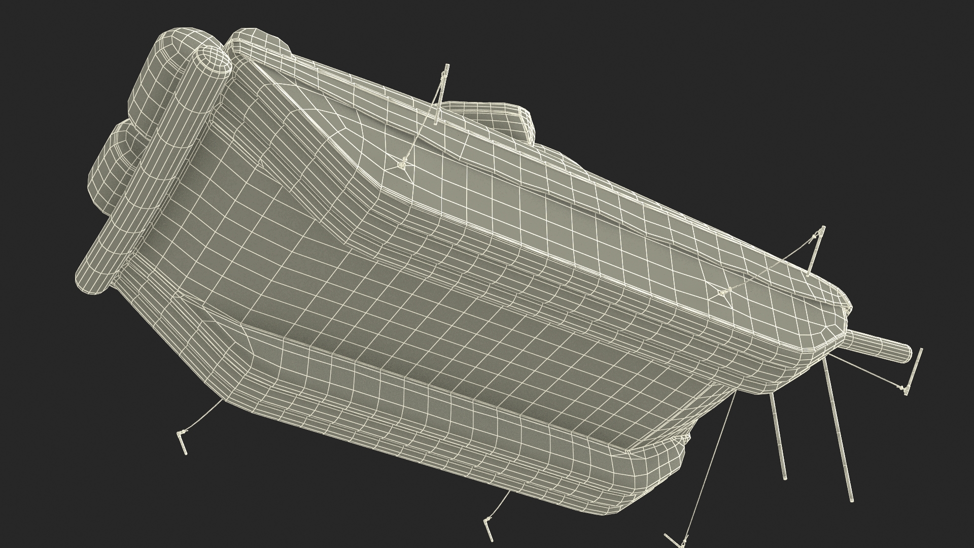 3D model Military Dummy Inflatable Tank